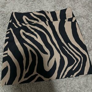 Zebra skirt